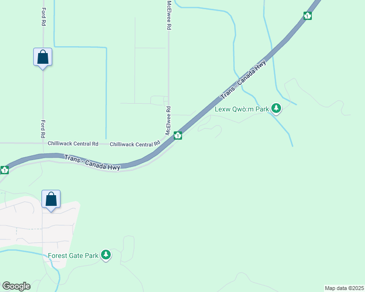 map of restaurants, bars, coffee shops, grocery stores, and more near 51700 Hack Brown Road in Chilliwack