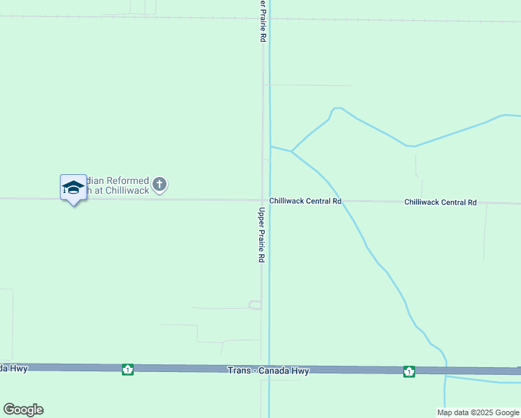 map of restaurants, bars, coffee shops, grocery stores, and more near 8771 Upper Prairie Road in Chilliwack