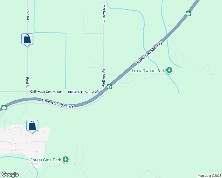 map of restaurants, bars, coffee shops, grocery stores, and more near 50950 Hack Brown Rd in Chilliwack