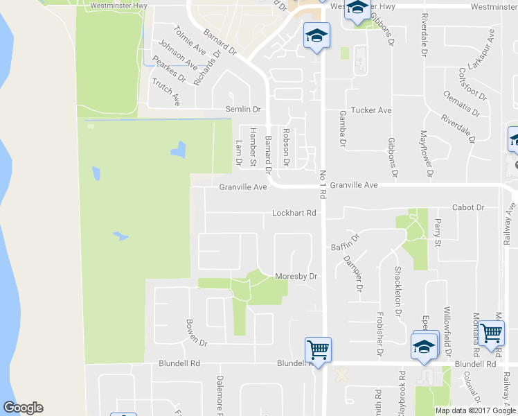 map of restaurants, bars, coffee shops, grocery stores, and more near 3733 Lockhart Road in Richmond