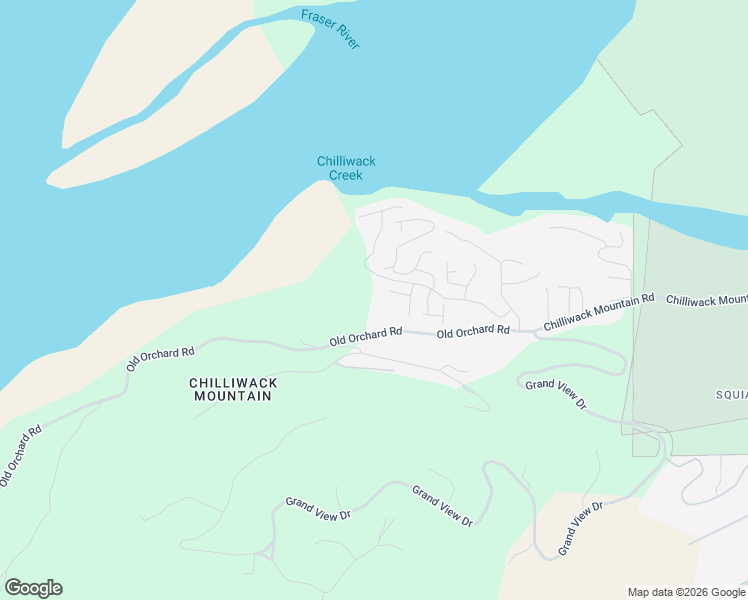 map of restaurants, bars, coffee shops, grocery stores, and more near 43590 Chilliwack Mountain Road in Chilliwack