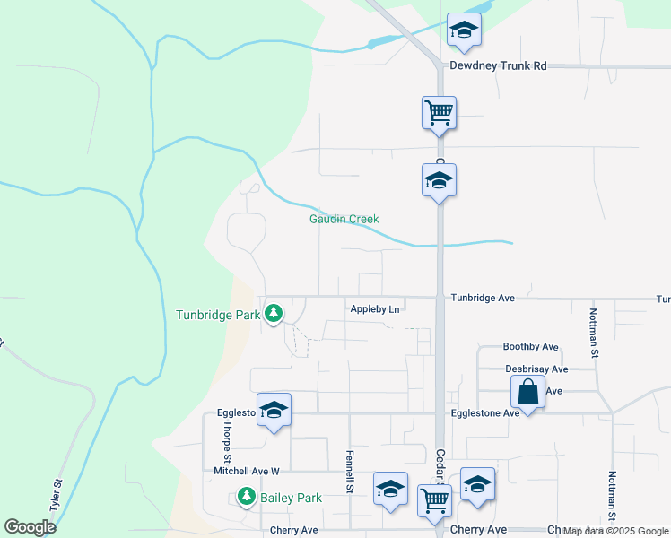 map of restaurants, bars, coffee shops, grocery stores, and more near 8827 Wooler Terrace in Mission