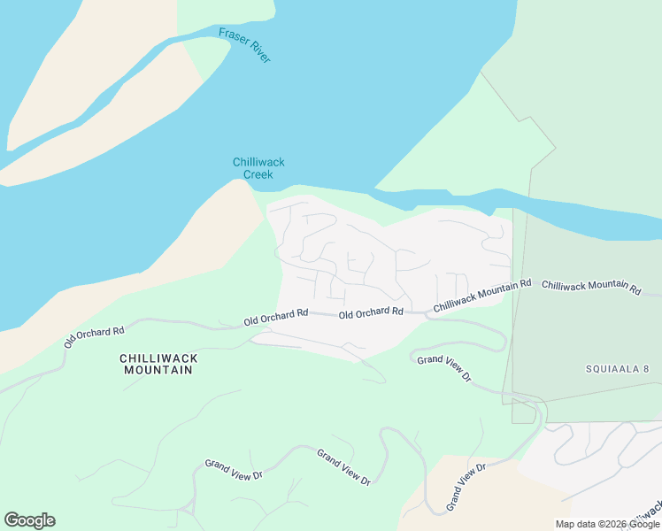 map of restaurants, bars, coffee shops, grocery stores, and more near 43685 Old Orchard Road in Chilliwack