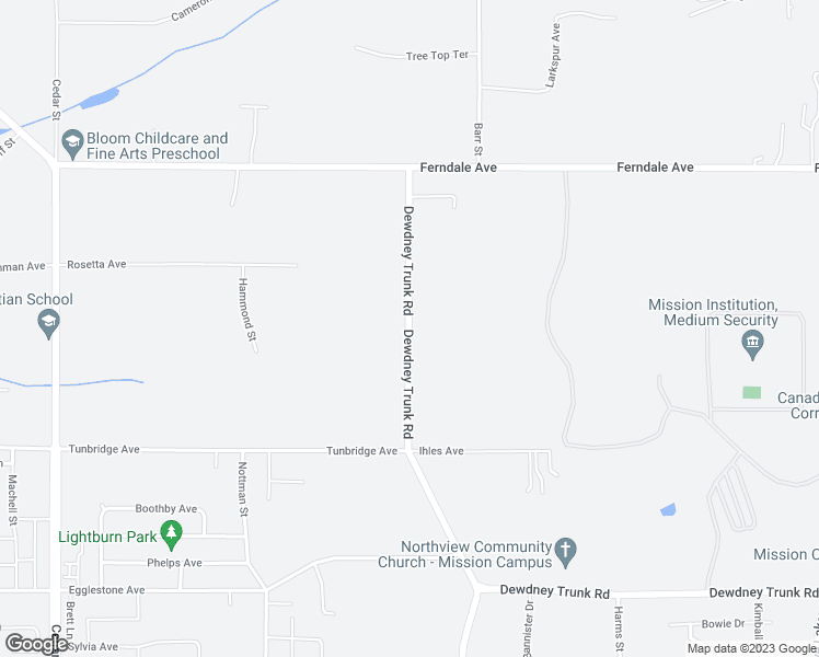 map of restaurants, bars, coffee shops, grocery stores, and more near 8972 Dewdney Trunk Road in Mission