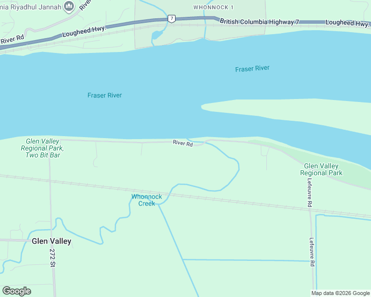 map of restaurants, bars, coffee shops, grocery stores, and more near 27612 River Road in Langley