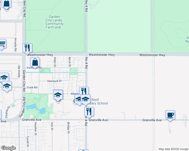map of restaurants, bars, coffee shops, grocery stores, and more near in Richmond