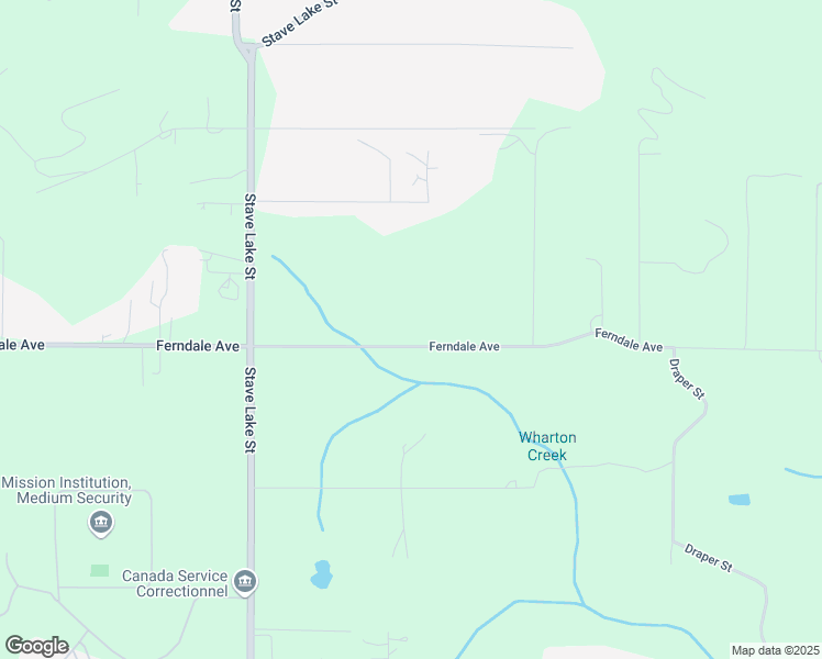map of restaurants, bars, coffee shops, grocery stores, and more near 34215 Ferndale Avenue in Mission