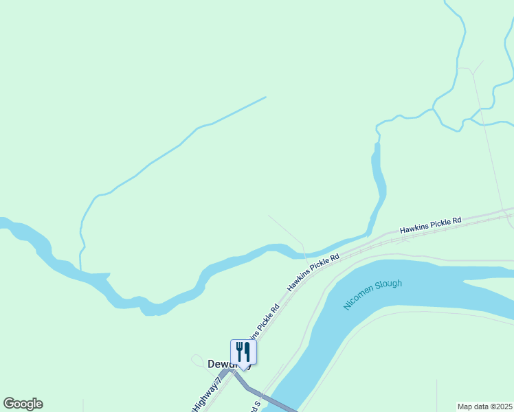 map of restaurants, bars, coffee shops, grocery stores, and more near 37323 Hawkins Pickle Road in Dewdney
