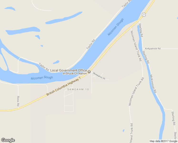 map of restaurants, bars, coffee shops, grocery stores, and more near 41109 Lougheed Highway in Fraser Valley