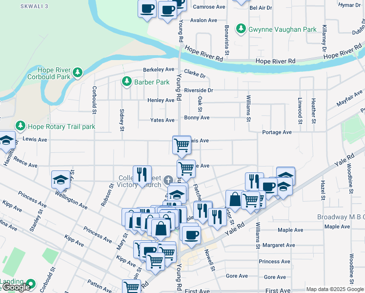 9630 Young Road, Chilliwack BC Walk Score