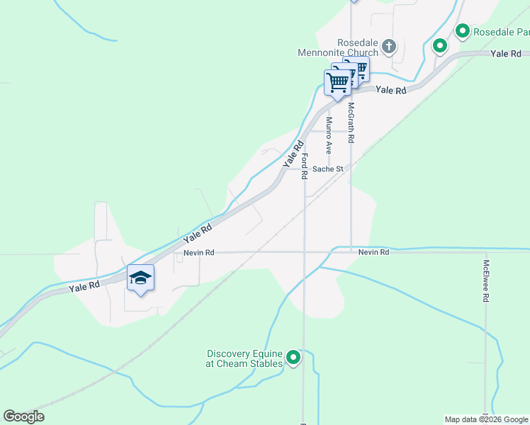 map of restaurants, bars, coffee shops, grocery stores, and more near 9690 Aberdeen Crescent in Chilliwack