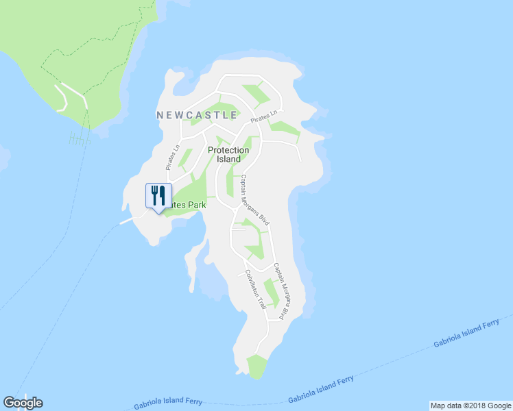 map of restaurants, bars, coffee shops, grocery stores, and more near 120 Captain Morgans Boulevard in Nanaimo