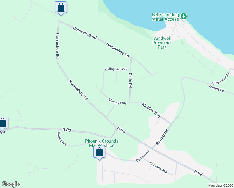 map of restaurants, bars, coffee shops, grocery stores, and more near 680 Little Boulevard in Nanaimo B