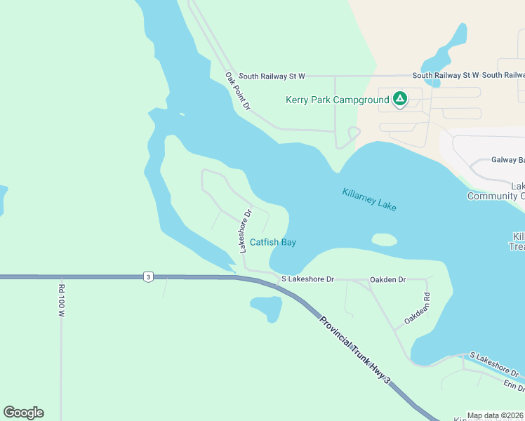 map of restaurants, bars, coffee shops, grocery stores, and more near 61 Lakeshore Drive in Killarney