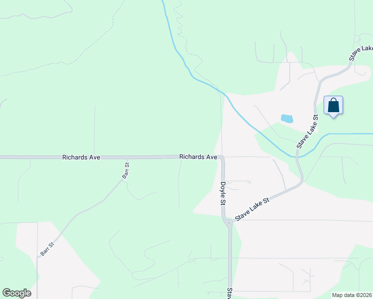 map of restaurants, bars, coffee shops, grocery stores, and more near 33845 Richards Avenue in Mission