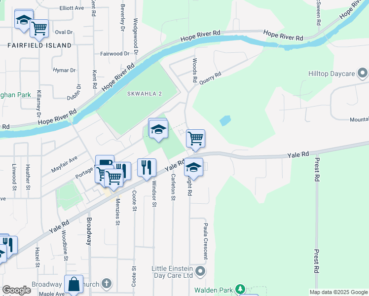 9855 Quarry Road, Chilliwack BC Walk Score