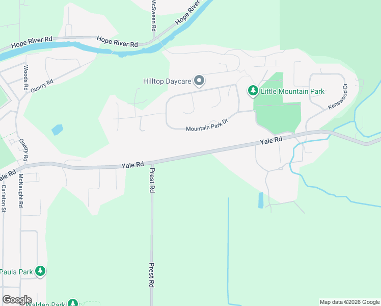 map of restaurants, bars, coffee shops, grocery stores, and more near 47558 Yale Rd E in Chilliwack