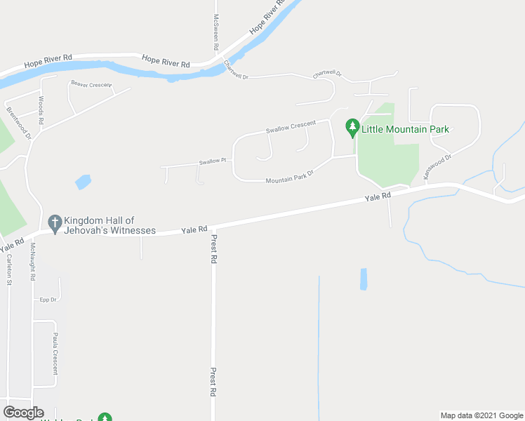 map of restaurants, bars, coffee shops, grocery stores, and more near 47389 Yale Road in Chilliwack