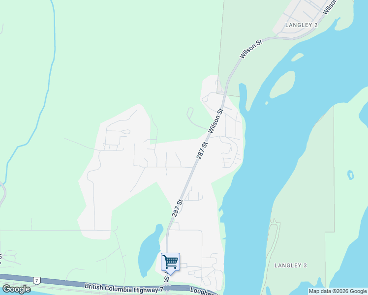 map of restaurants, bars, coffee shops, grocery stores, and more near 9865 287 Street in Maple Ridge