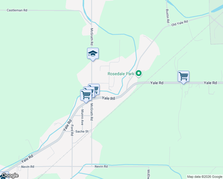 map of restaurants, bars, coffee shops, grocery stores, and more near 10024 Edgewater Place in Chilliwack