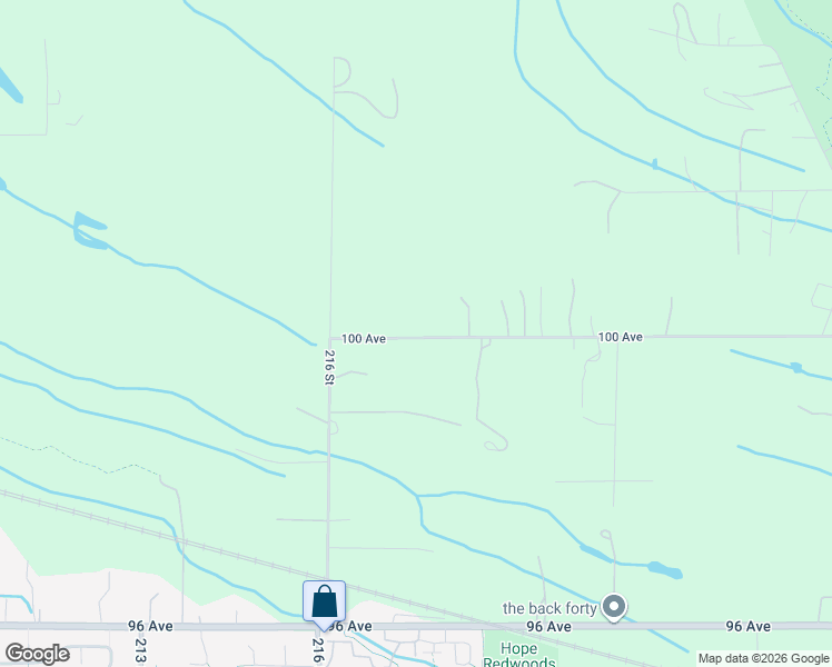 map of restaurants, bars, coffee shops, grocery stores, and more near 21747 100 Avenue in Langley Township