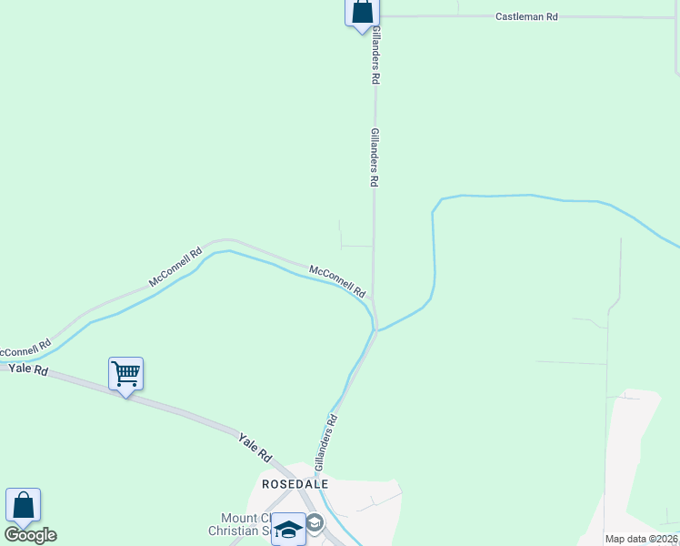 map of restaurants, bars, coffee shops, grocery stores, and more near 48965 McConnell Road in Chilliwack
