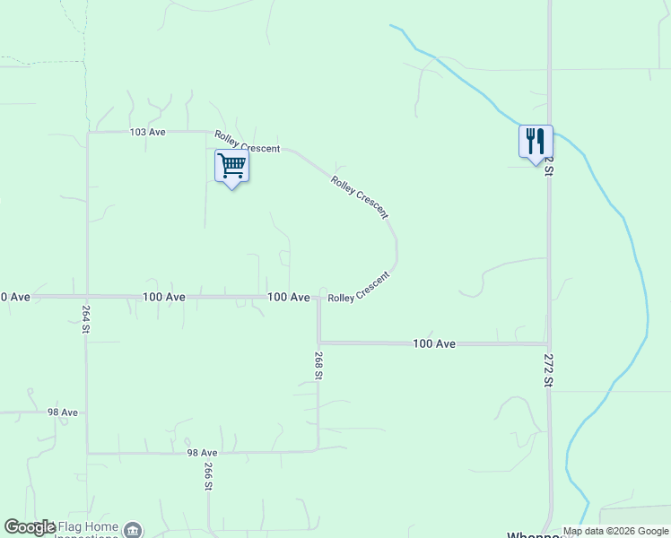 map of restaurants, bars, coffee shops, grocery stores, and more near 10022 Rolley Crescent in Maple Ridge