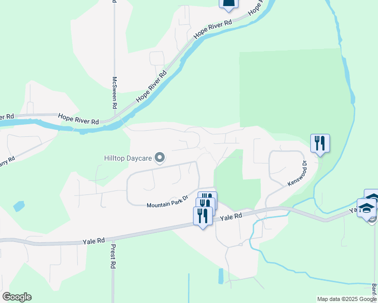 map of restaurants, bars, coffee shops, grocery stores, and more near 47416 Chartwell Drive in Chilliwack