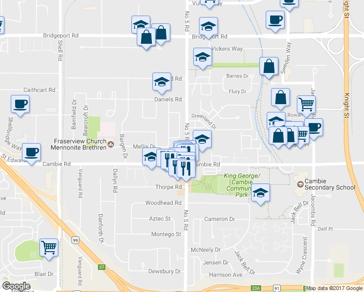 map of restaurants, bars, coffee shops, grocery stores, and more near 11888 Mellis Drive in Richmond