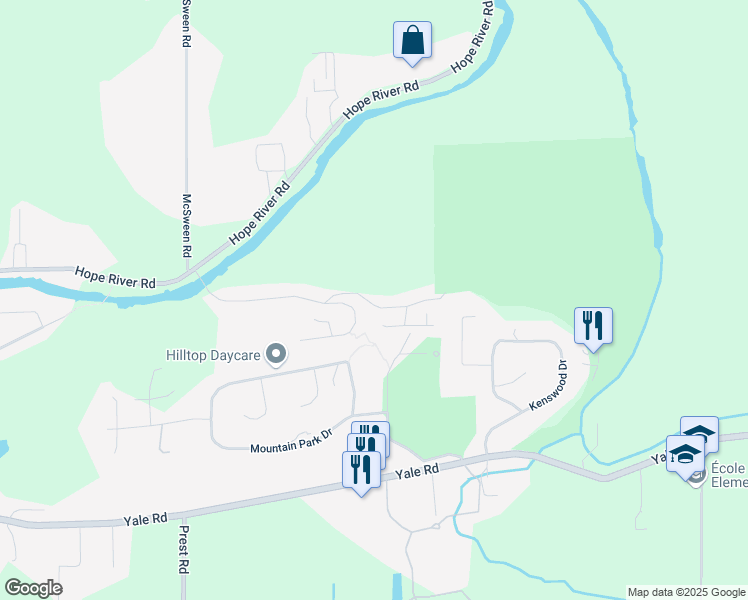 map of restaurants, bars, coffee shops, grocery stores, and more near 47470 Chartwell Drive in Chilliwack
