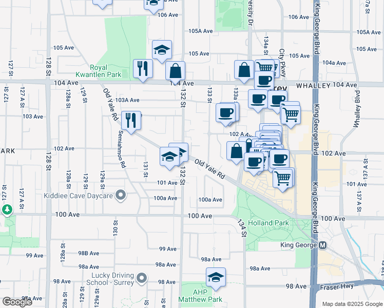 Old Yale Road Map 13239 Old Yale Road, Surrey Bc - Walk Score