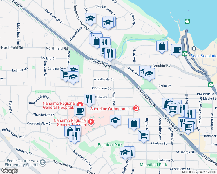 1120 Strathmore Street, Nanaimo BC Walk Score