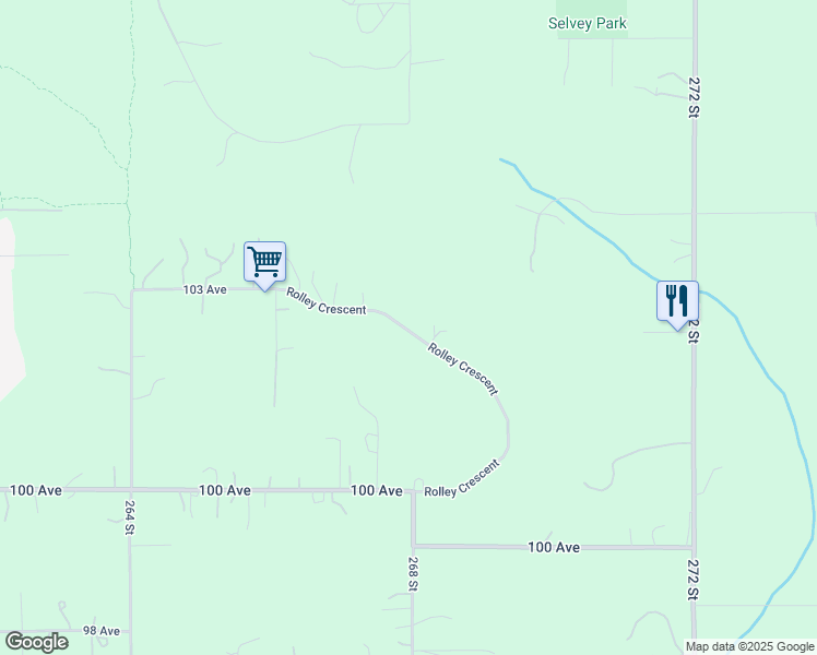 map of restaurants, bars, coffee shops, grocery stores, and more near 10220 Rolley Crescent in Maple Ridge