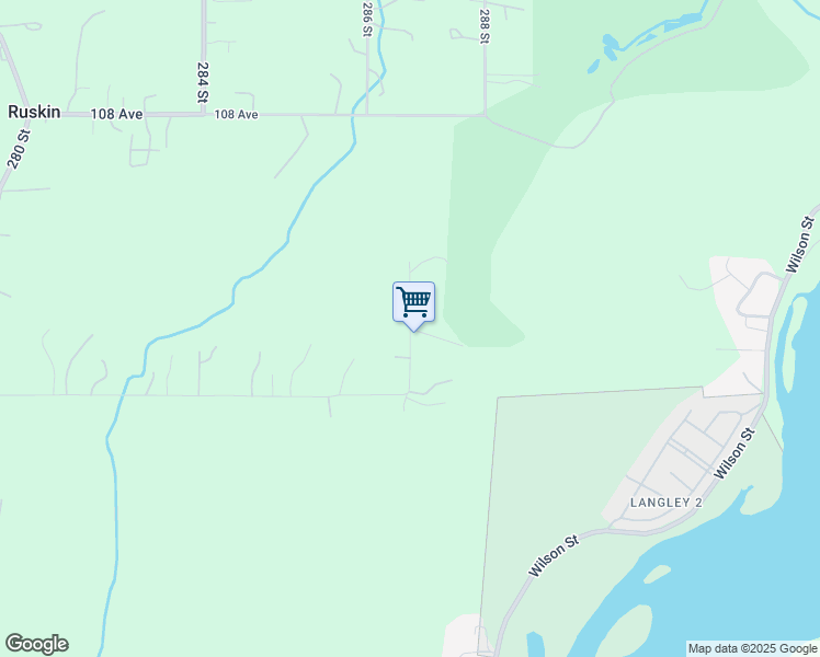 map of restaurants, bars, coffee shops, grocery stores, and more near 287 Street in Maple Ridge