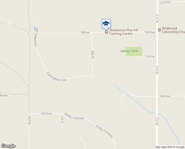 map of restaurants, bars, coffee shops, grocery stores, and more near 10022 268 Street in Maple Ridge