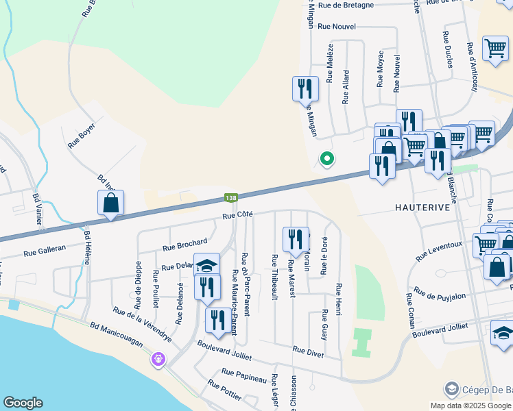 1536 Rue Côté, QC Walk Score