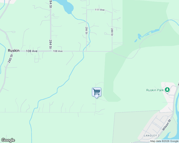 map of restaurants, bars, coffee shops, grocery stores, and more near 287 Street in Maple Ridge