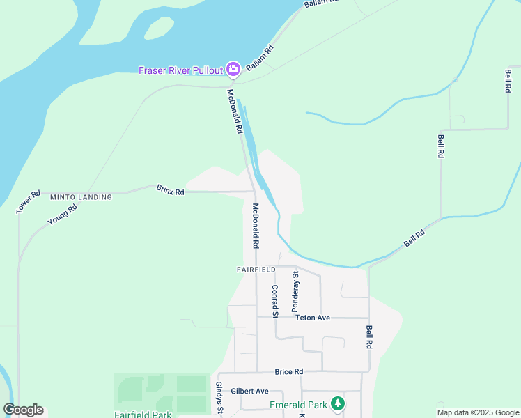 map of restaurants, bars, coffee shops, grocery stores, and more near 10760 McDonald Road in Chilliwack
