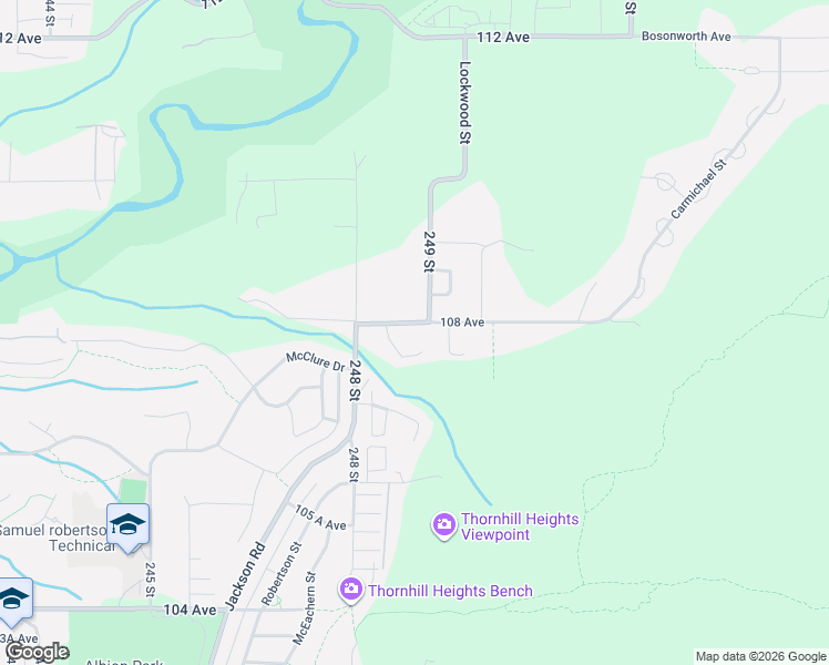 map of restaurants, bars, coffee shops, grocery stores, and more near 24878 108 Avenue in Maple Ridge