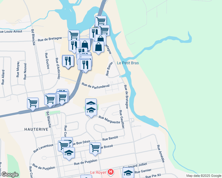 537 Rue de Parfondeval, QC Walk Score