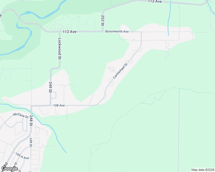 map of restaurants, bars, coffee shops, grocery stores, and more near 10875 Carmichael Street in Maple Ridge