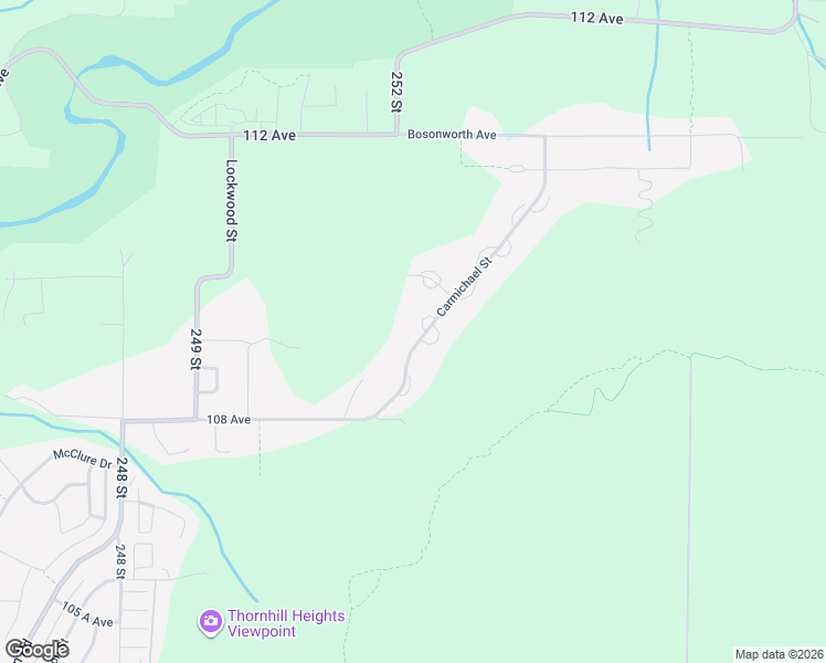 map of restaurants, bars, coffee shops, grocery stores, and more near 25226 110 Avenue in Maple Ridge