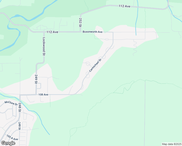map of restaurants, bars, coffee shops, grocery stores, and more near 10930 Carmichael Street in Maple Ridge