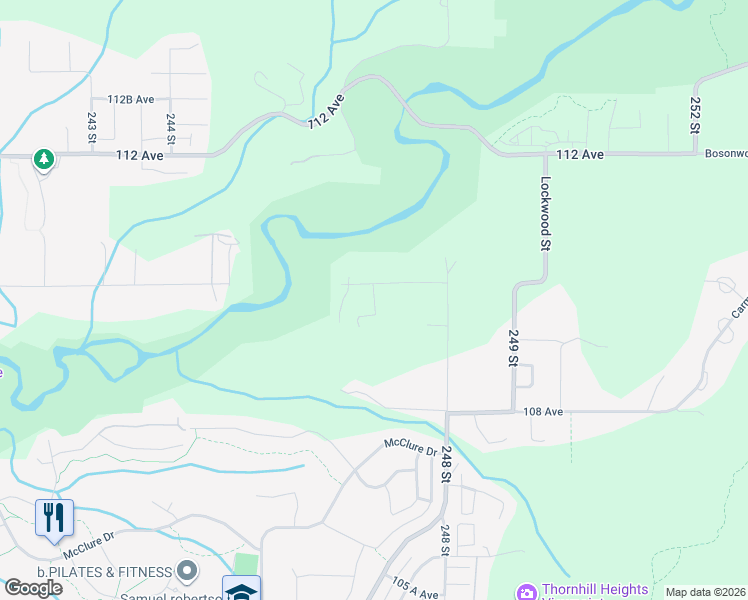 map of restaurants, bars, coffee shops, grocery stores, and more near in Maple Ridge