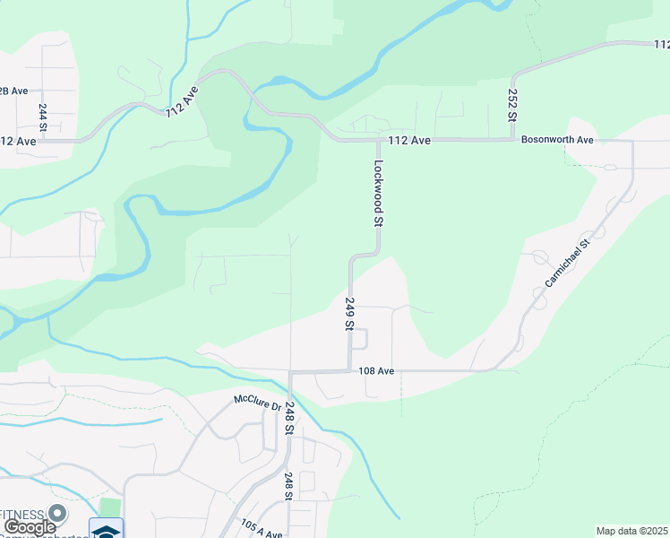 map of restaurants, bars, coffee shops, grocery stores, and more near 10941 249 Street in Maple Ridge