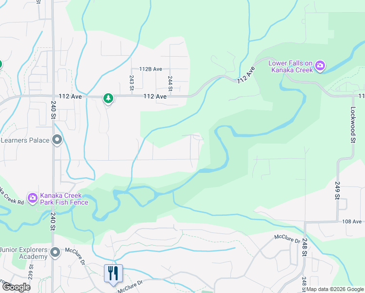 map of restaurants, bars, coffee shops, grocery stores, and more near in Maple Ridge