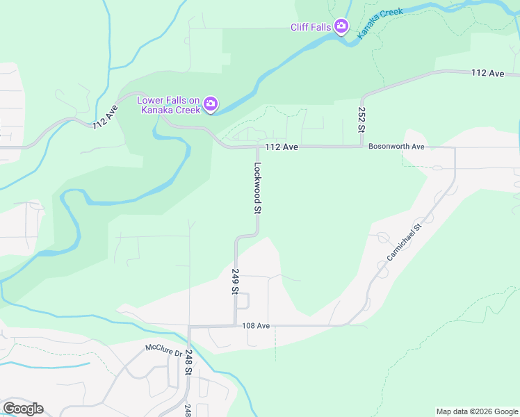 map of restaurants, bars, coffee shops, grocery stores, and more near 11052 Lockwood Street in Maple Ridge