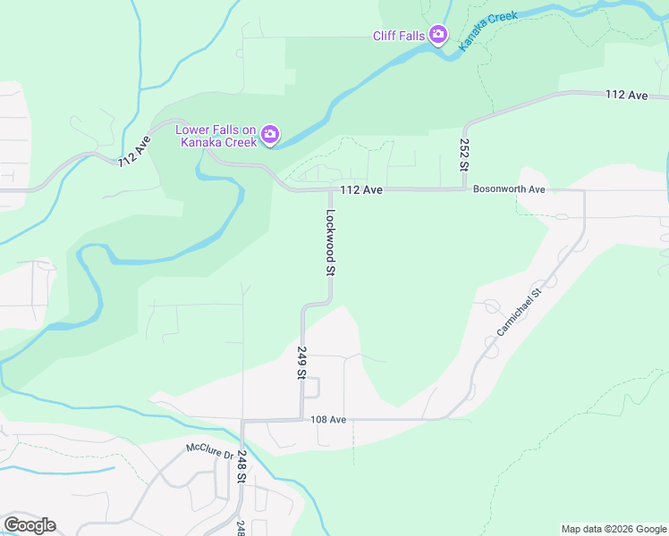 map of restaurants, bars, coffee shops, grocery stores, and more near 11058 Lockwood Street in Maple Ridge