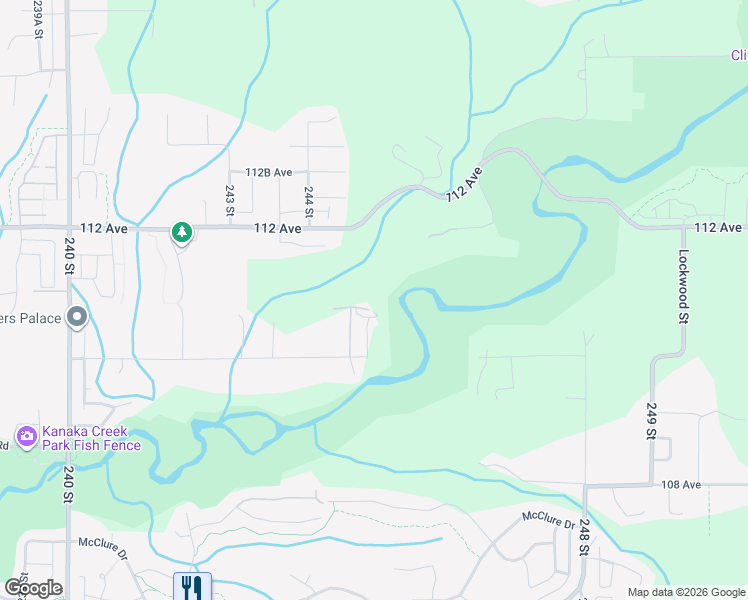 map of restaurants, bars, coffee shops, grocery stores, and more near 24469 JENEWEIN Drive in Maple Ridge