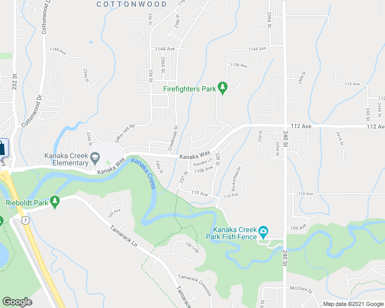 map of restaurants, bars, coffee shops, grocery stores, and more near 237 Kanaka Way in Maple Ridge